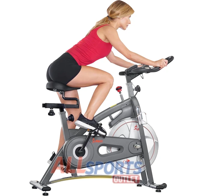 Sunny Health Fitness Indoor Cycling Bike with Adjustable Seat All Sports Outlet