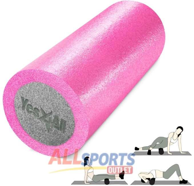 Yes4All Two Layer Foam Roller for Improved Exercise All Sports Outlet