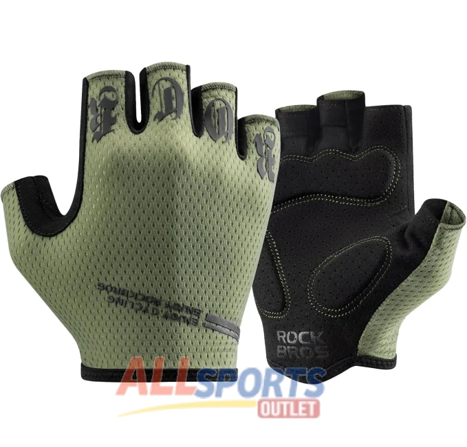 ROCKBROS Cycling Gloves for Men Women Shock-Absorbing Padded All Sports Outlet
