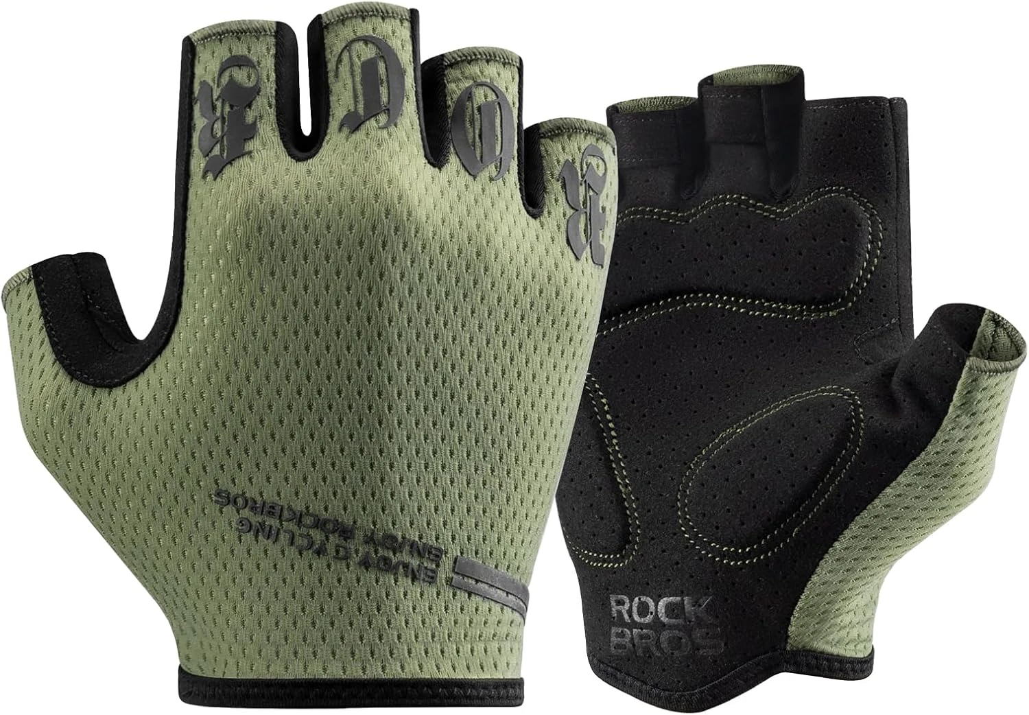 ROCKBROS Cycling Gloves for Men Women Shock-Absorbing Padded All Sports Outlet