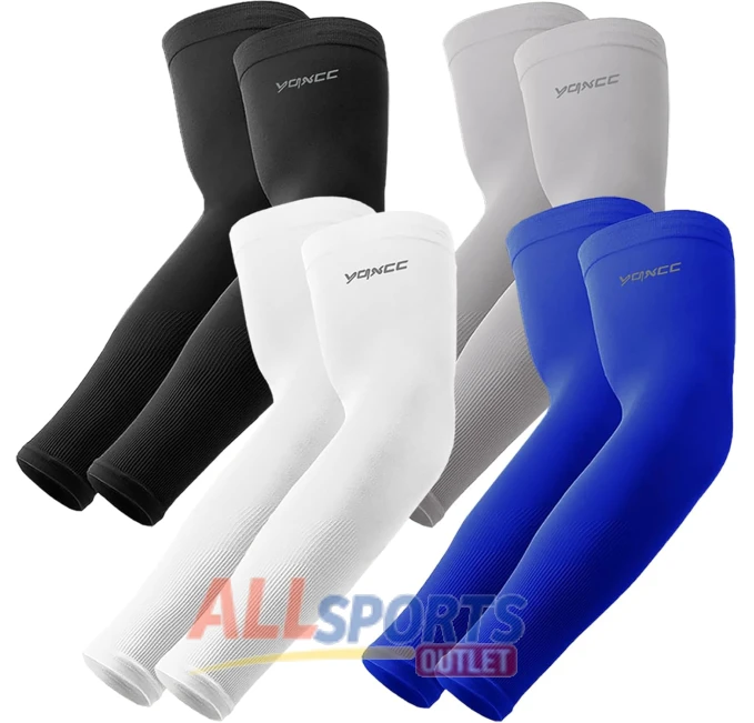 YQXCC 4 Pairs Arm SleevesCooling Compression Arm Sleeves for Golf Basketball All Sports Outlet
