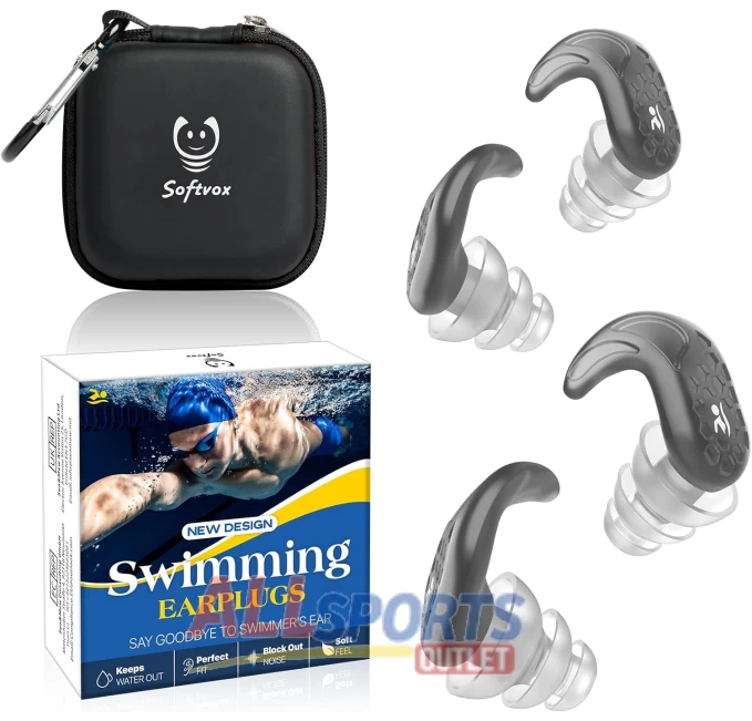Swimming Ear Plugs Reusable Silicone All Sports Outlet for Kids