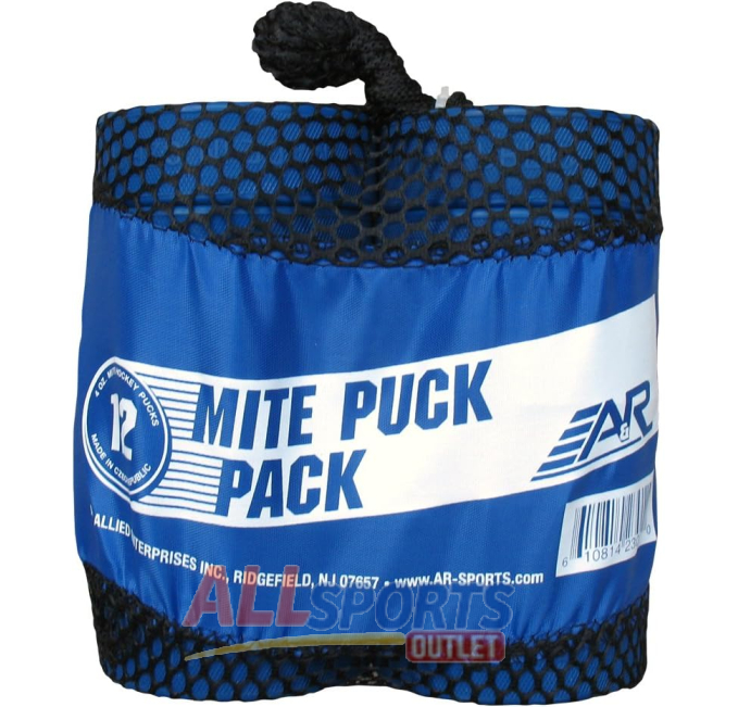 A&R Sports Blue Mite Junior Ice Hockey Pucks All Sports Outlet