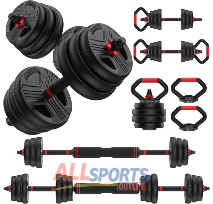 Adjustable 45lbs Dumbbell Set All Sports Outlet Fitness Equipment