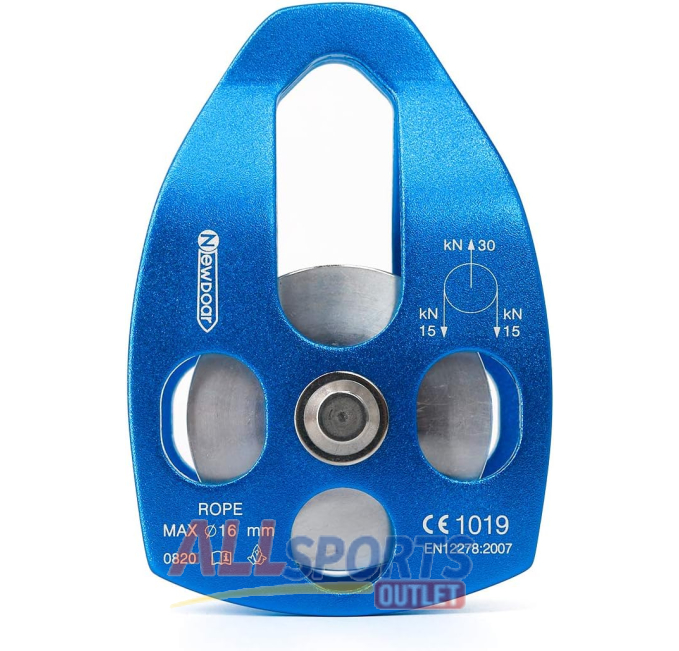NewDoar 30KN CE Certified Rescue Pulley All Sports Outlet for Climbing