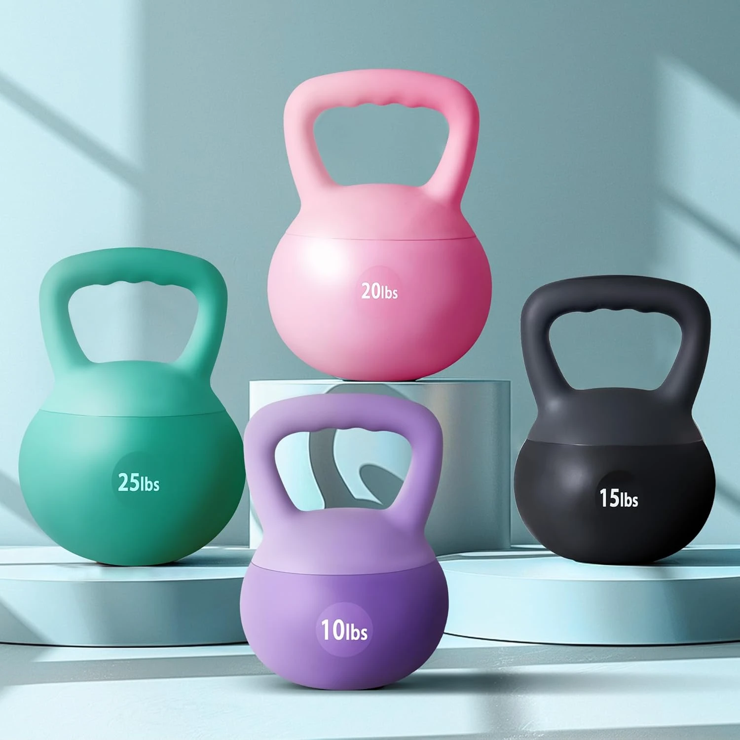 Soges 25lbs Kettlebell PVC with Wide Handles All Sports Outlet - Image 2