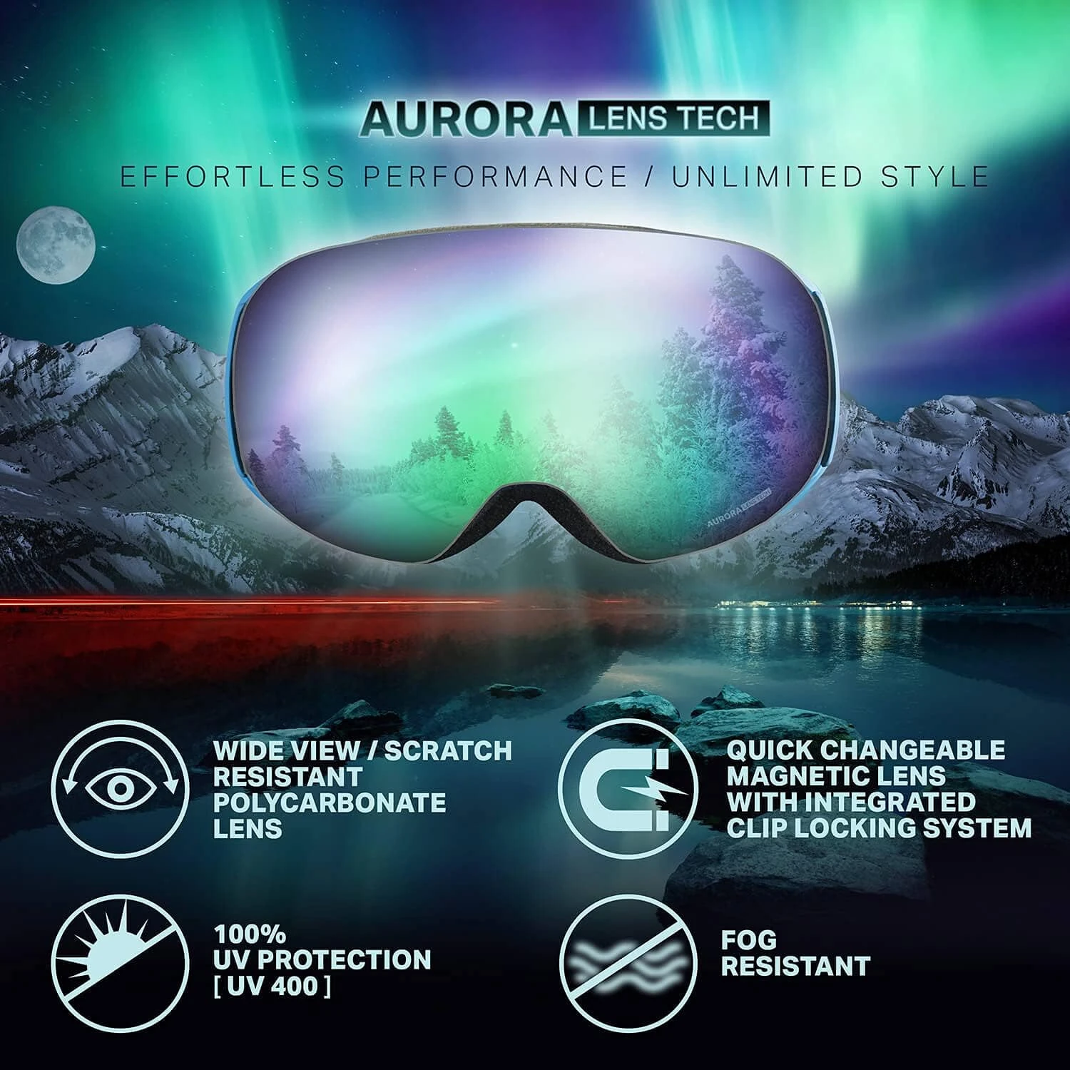 Wildhorn Roca Ski Goggles at All Sports Outlet for Men Women - Image 3