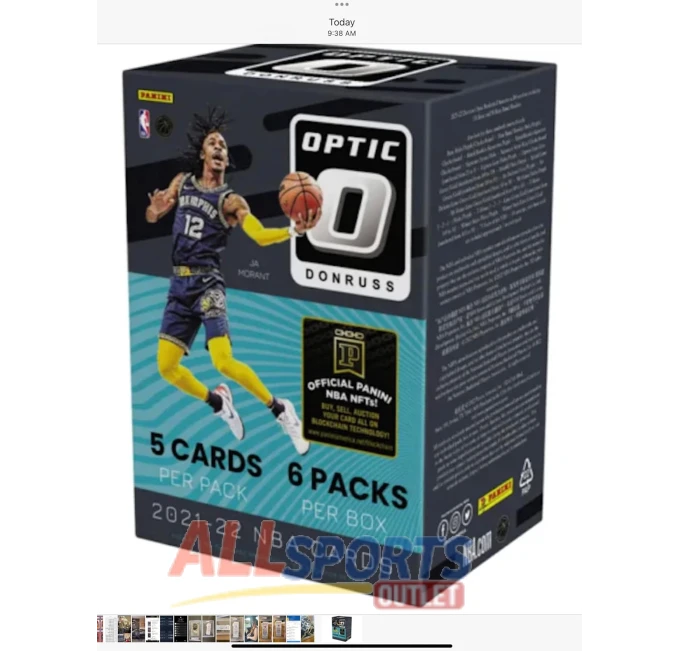 2021-2022 Panini Donruss Optic Blaster Box All Sports Outlet