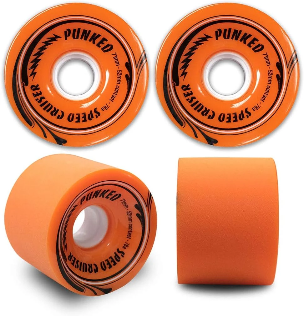 Yocaher Punked Bamboo Longboard 40 Inch Cruiser with 71mm Wheels at All Sports Outlet - Image 5