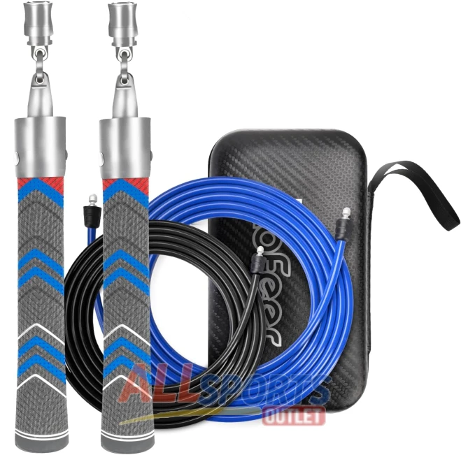 Crossropes Weighted Jump Rope for Fitness Cardio by All Sports Outlet
