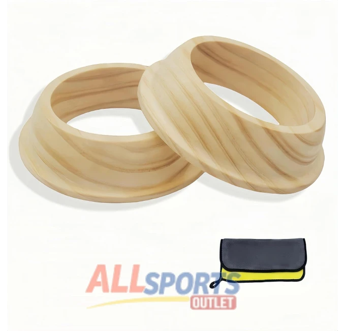Wooden Bowling Ball Spinner Set with Towel All Sports Outlet