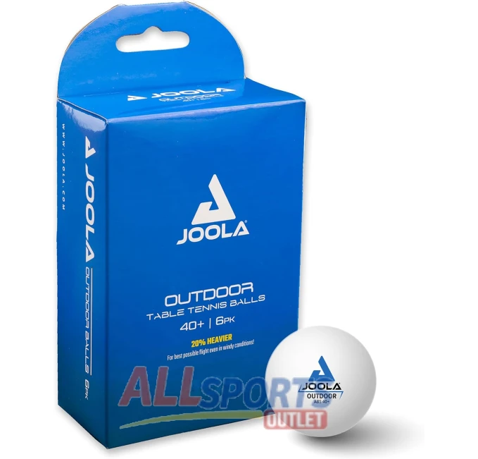 JOOLA Outdoor Table Tennis Balls 6 Pack All Sports Outlet