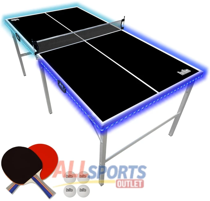PartyTennis Table Tennis with LED Lights All Sports Outlet