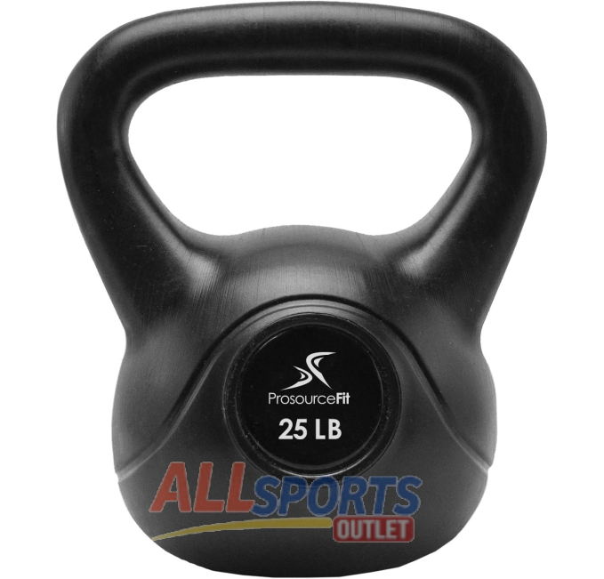 ProsourceFit Vinyl Plastic Kettlebell 10-35lbs All Sports Outlet