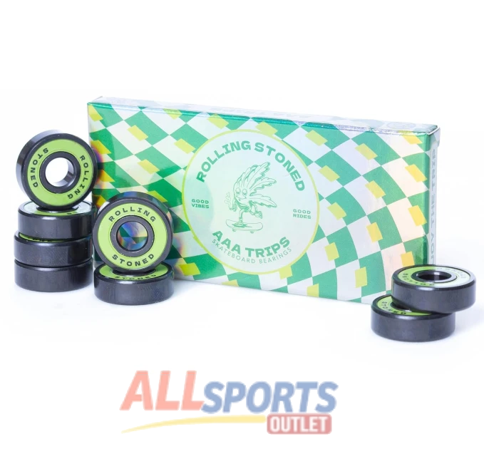 Skateboard Bearings Set Precision Stainless Steel All Sports Outlet