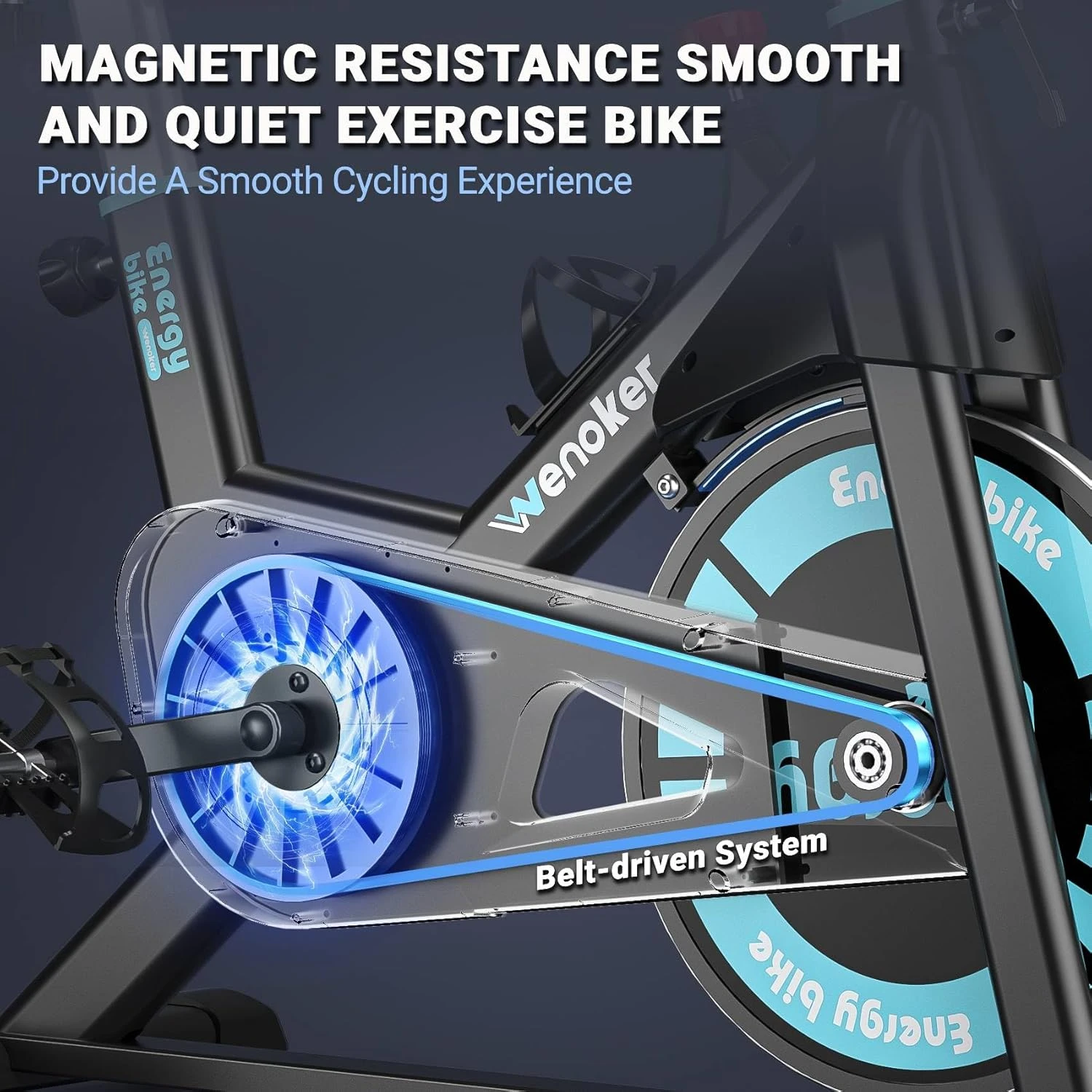 WENOKER Exercise Bike with Heavy Flywheel All Sports Outlet - Image 3