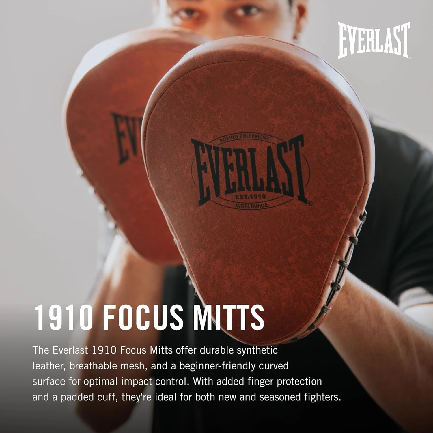 Everlast 1910 Boxing Gloves with Wrist Support at All Sports Outlet - Image 2