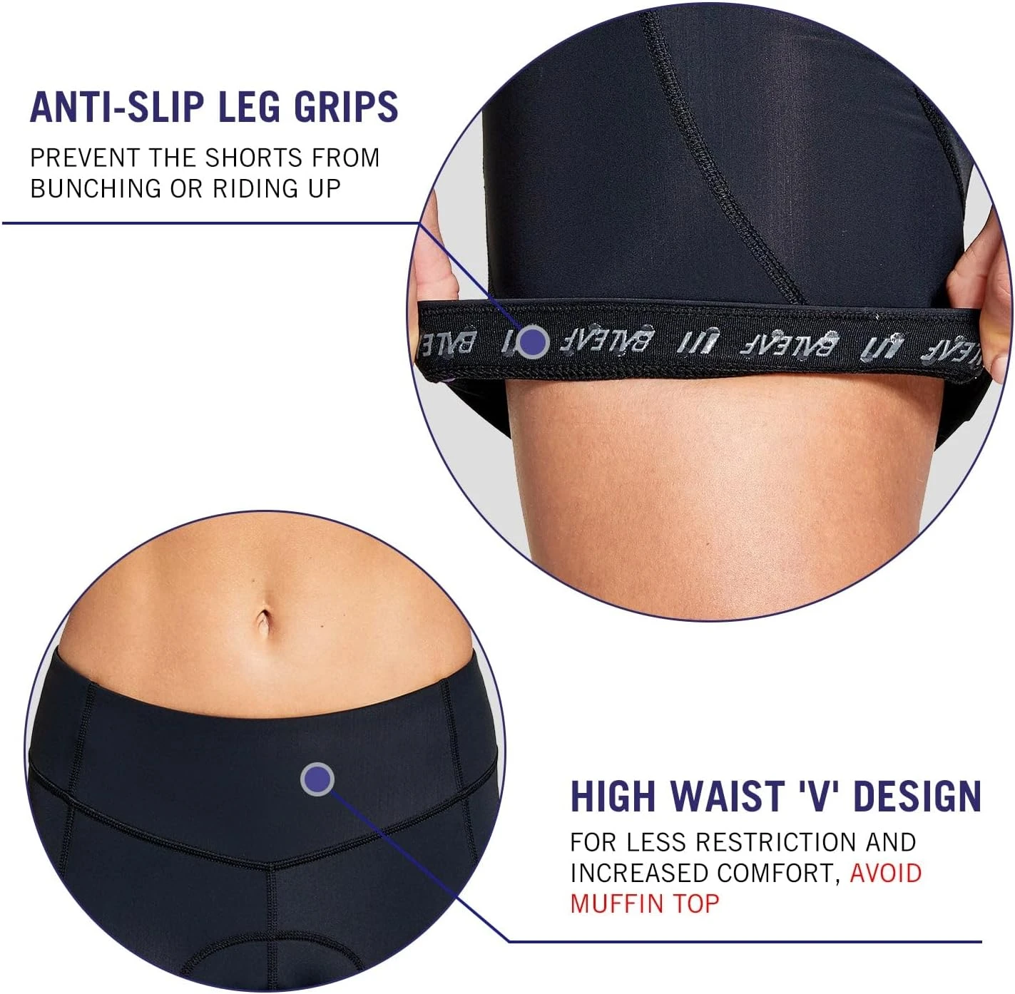 BALEAF 4D Padded Bike Shorts Women Gel Padding All Sports Outlet - Image 4