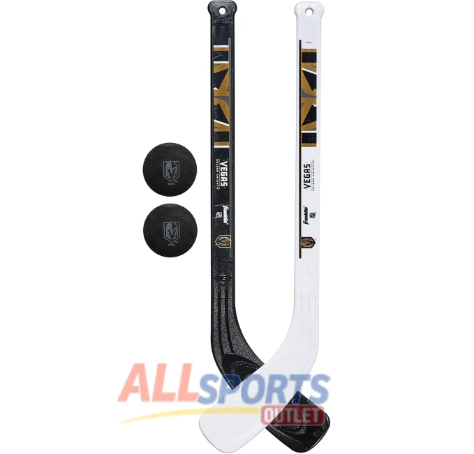 Franklin Sports Vegas Golden Knights NHL Mini Hockey Stick Set All Sports Outlet