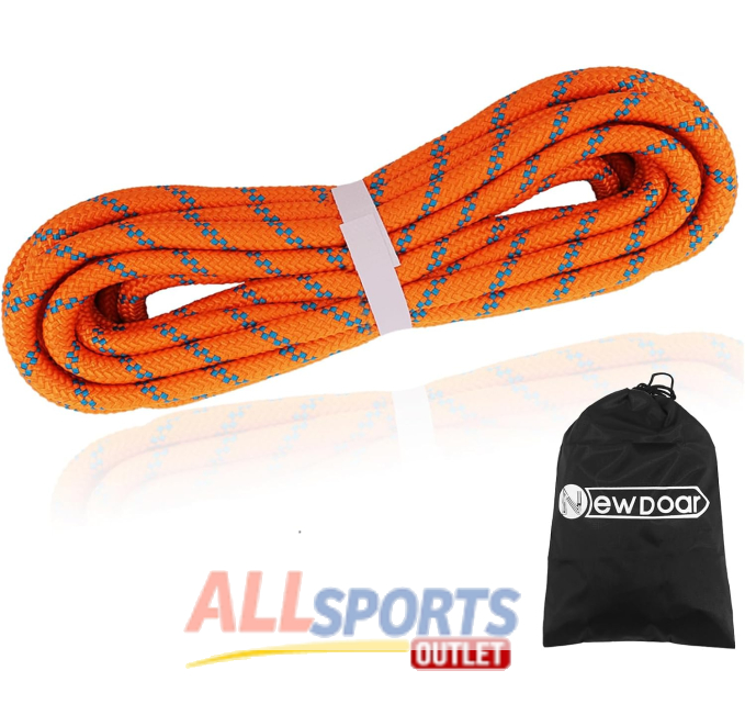 NewDoar Static 8mm Accessory Cord for Mountaineering All Sports Outlet