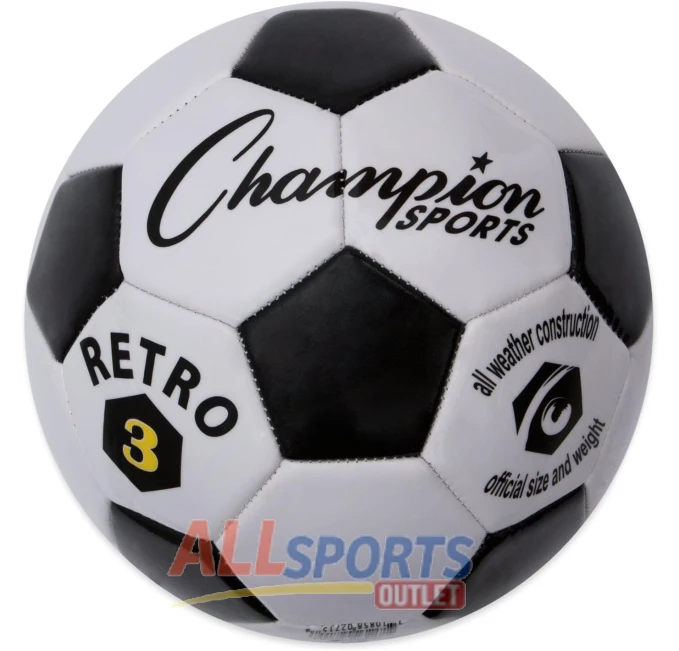 Champion Retro Soccer Ball All Sports Outlet Playground Size 3