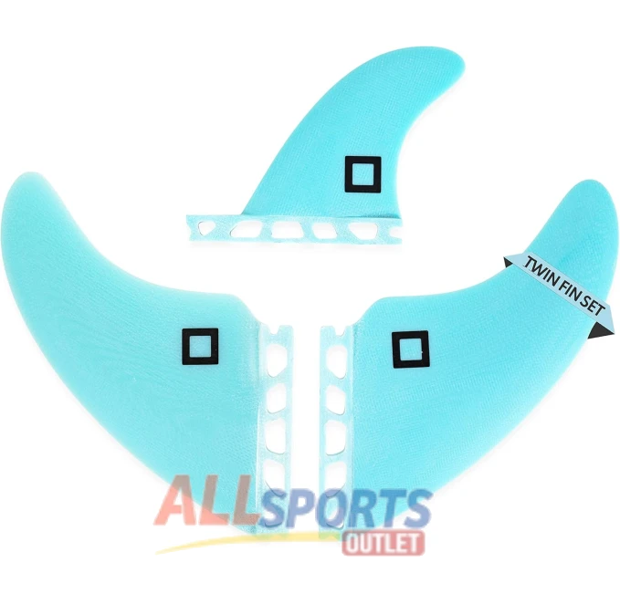 Surf Squared Twin Fin Set All Sports Outlet Fiberglass Durability