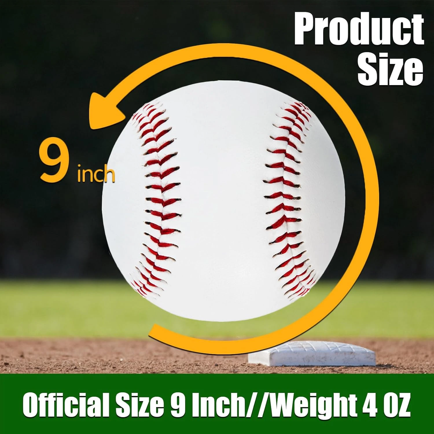Forcebucket Baseballs 12 Pack Official Size Youth Training All Sports Outlet - Image 2