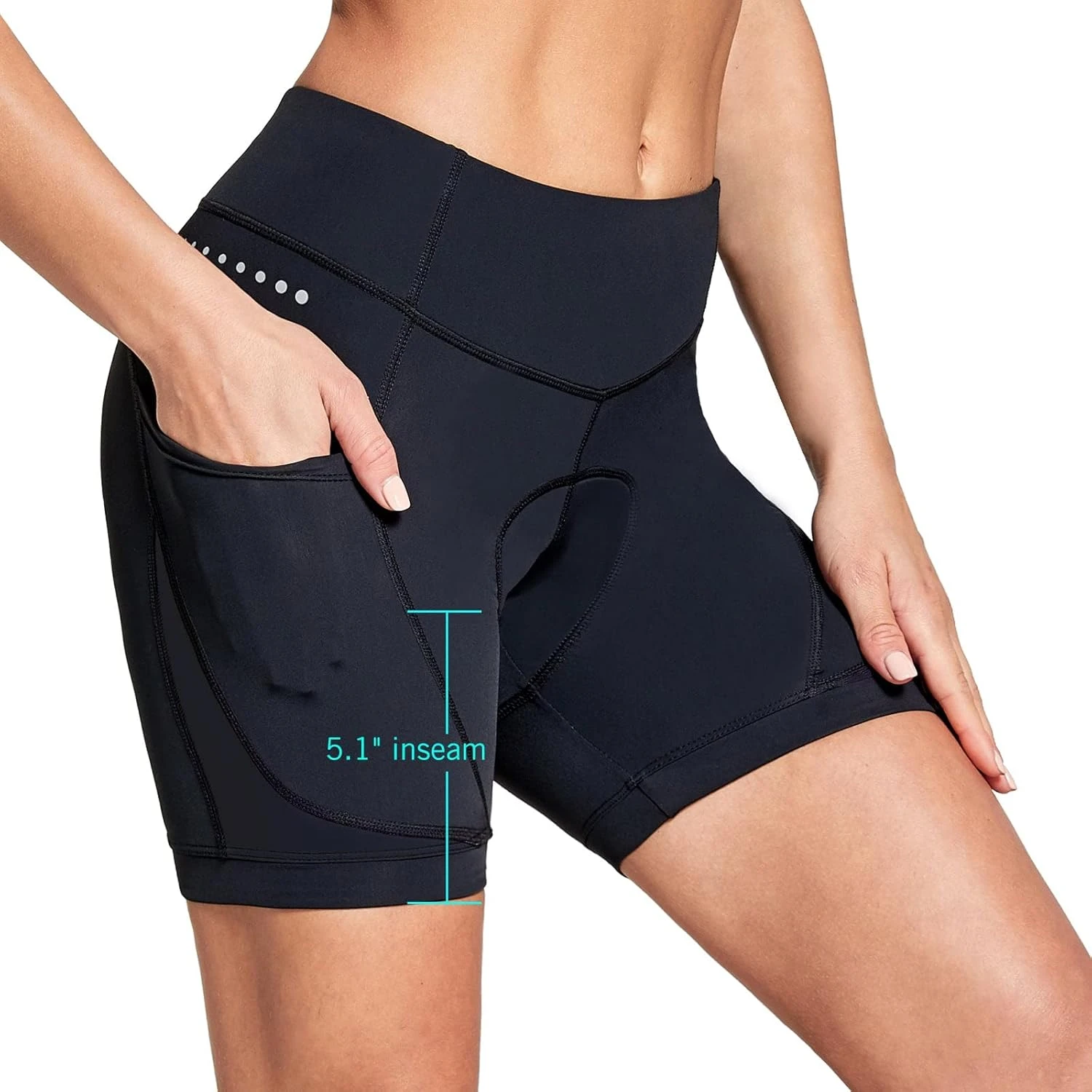 BALEAF 4D Padded Bike Shorts Women Gel Padding All Sports Outlet - Image 2