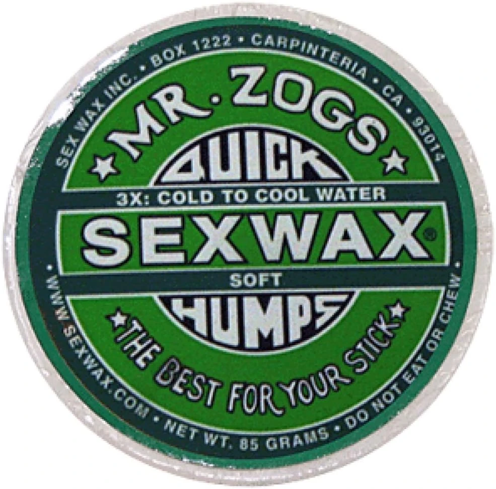 Zap Quick Humps 3X Green Soft Single Bar Skateboard Wax All Sports Outlet