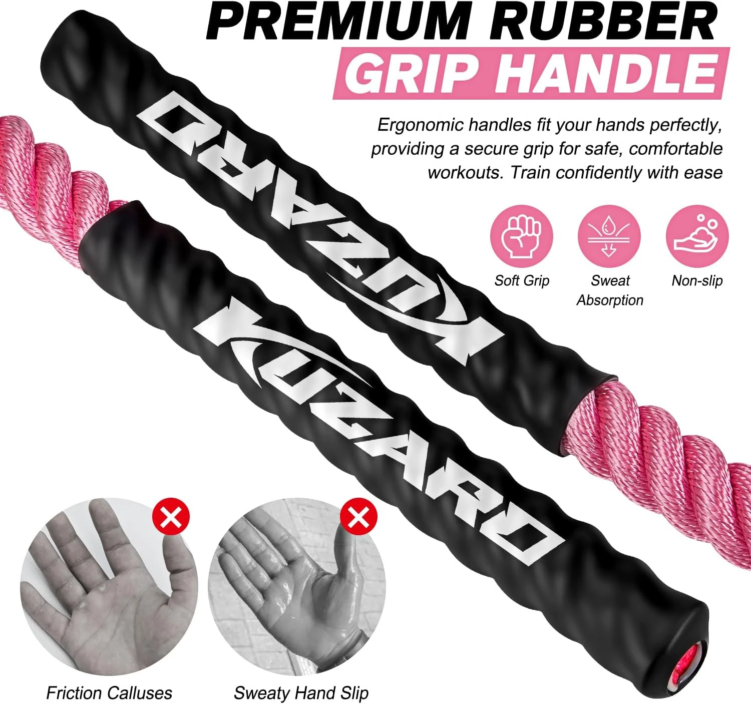 Weighted Jump Rope for Women All Sports Outlet Heavy Exercise Tool - Image 4