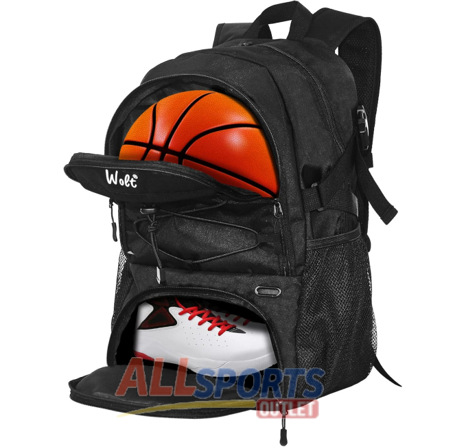 WOLT Basketball Backpack Large Sports Bag All Sports Outlet