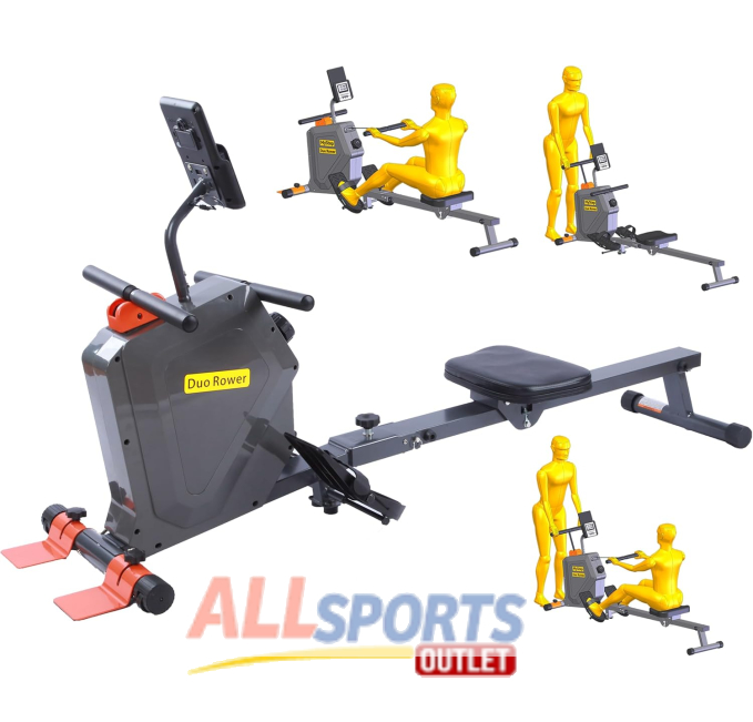 Magnetic Rowing Machine with Adjustable Resistance All Sports Outlet