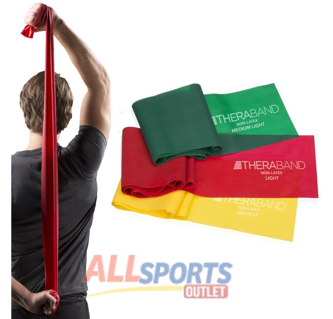 THERABAND Resistance Bands Set for Strength Training All Sports Outlet