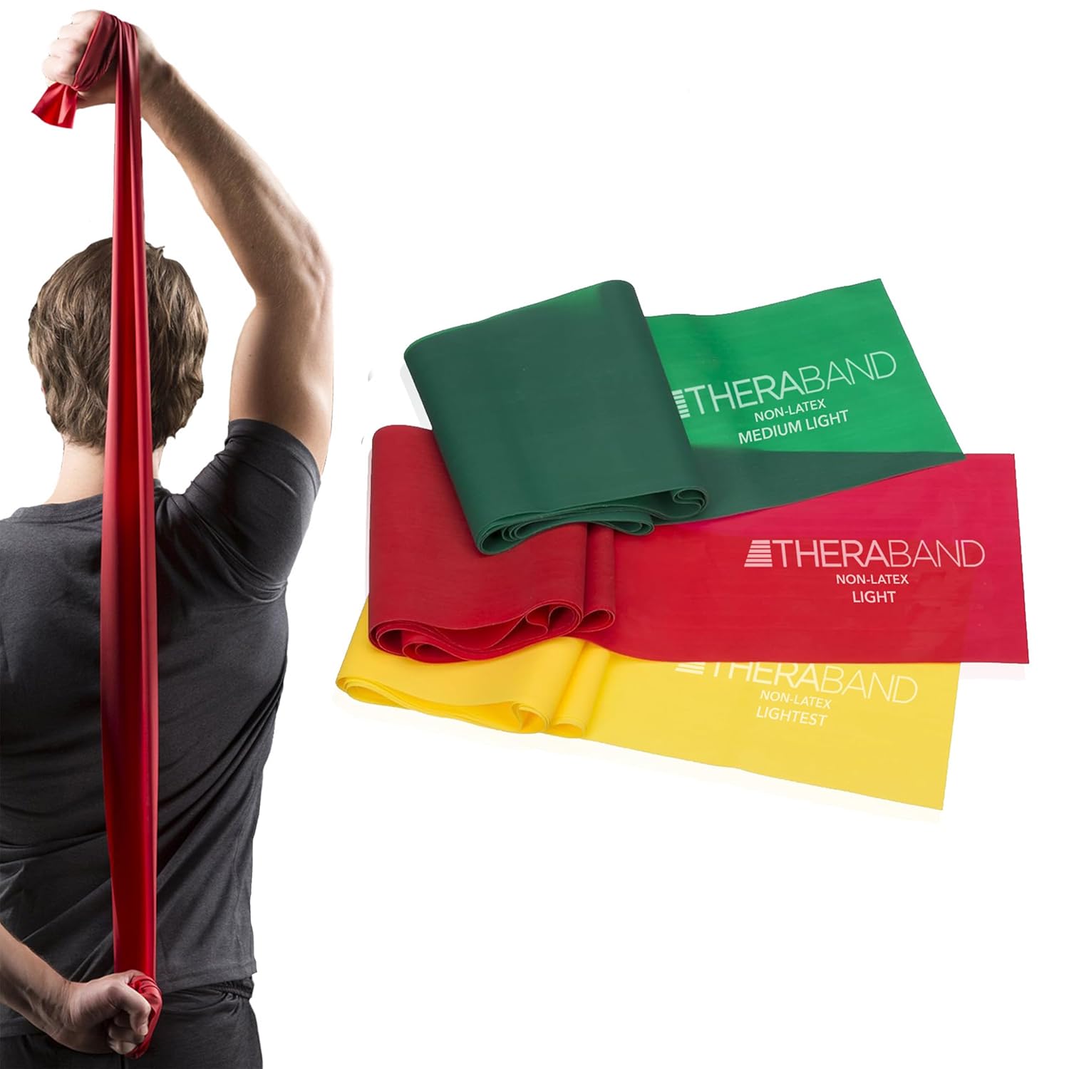 THERABAND Resistance Bands Set for Strength Training All Sports Outlet