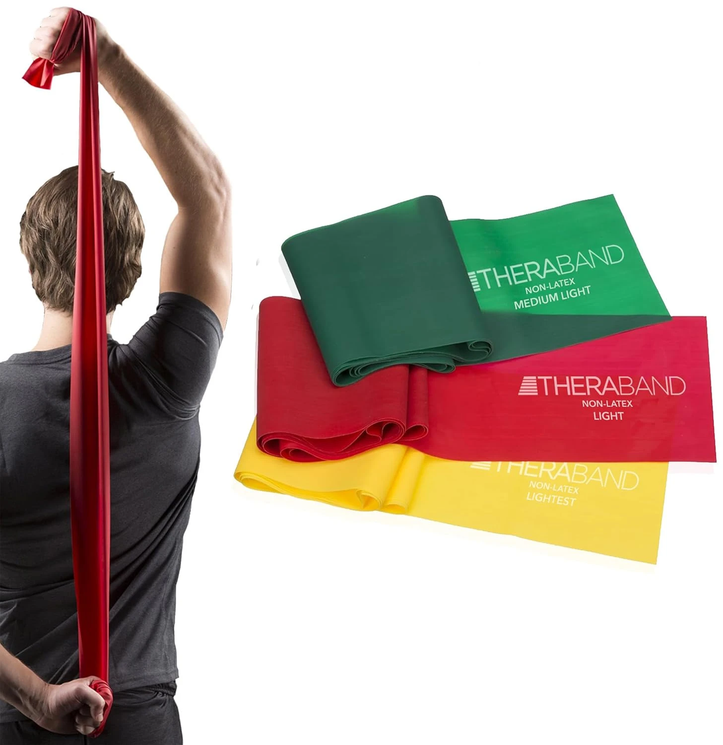THERABAND Resistance Bands Set for Strength Training All Sports Outlet