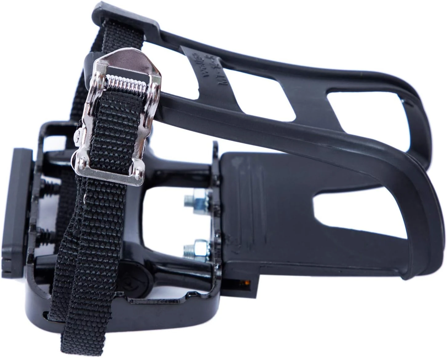 YBEKI Bike Pedals with Clips and Straps 9/16 Inch All Sports Outlet for Exercise Bike and Outdoor Bicycles - Image 3