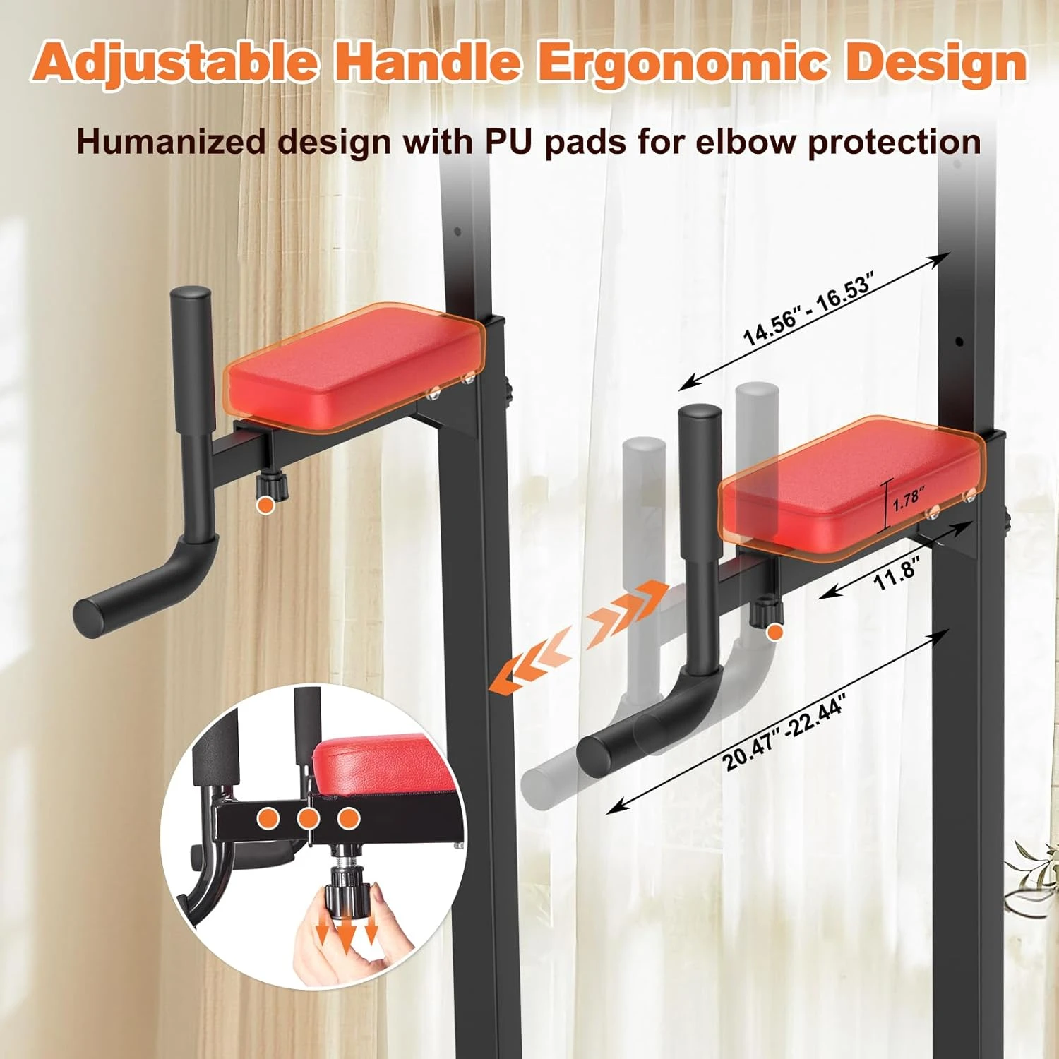Power Tower Adjustable Height Strength Training All Sports Outlet - Image 4
