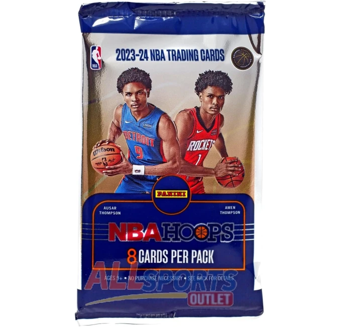 2023-24 Panini NBA Hoops Basketball Pack Look for Wembanyama All Sports Outlet