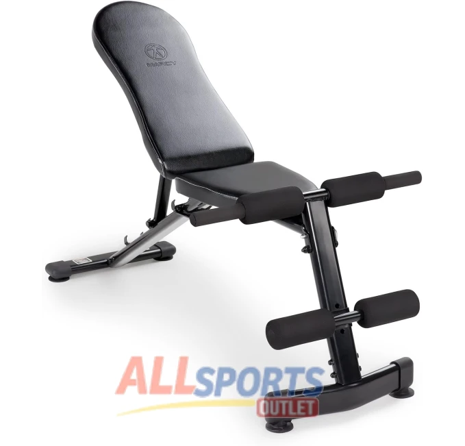 Marcy SB-228 Adjustable Weight Bench Full Body Workouts All Sports Outlet