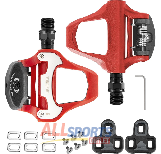 WOWSPORT Clipless Bike Pedals with Look Keo All Sports Outlet