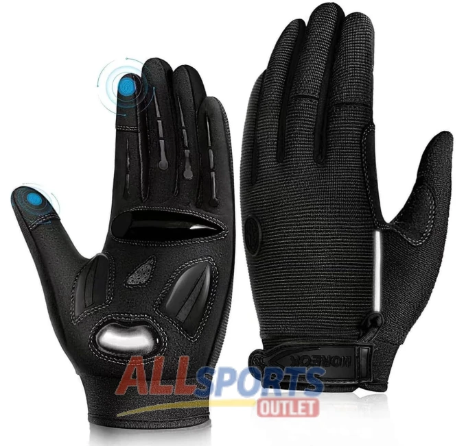 Bikingmoreok Cycling Gloves Full Finger Touchscreen for Men Women All Sports Outlet