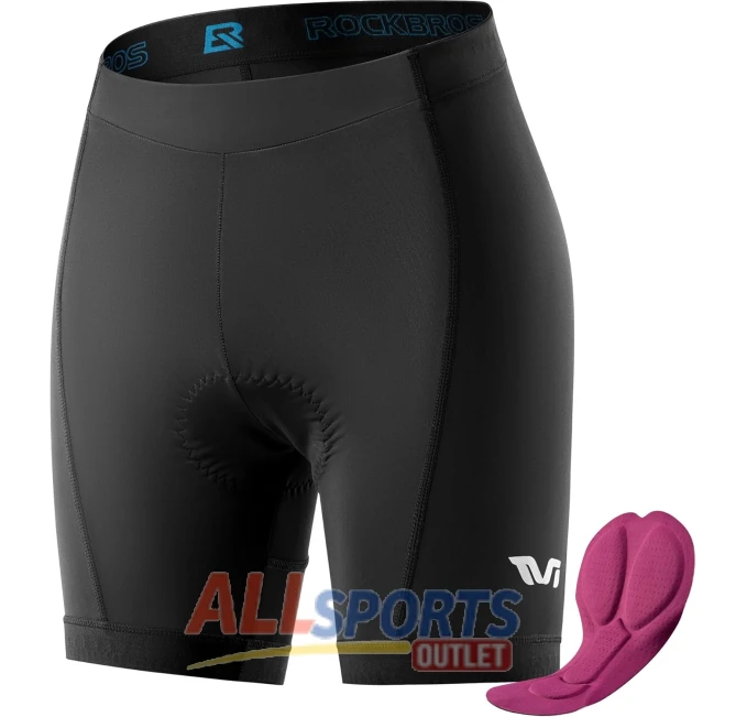 Women's ROCKBROS Bike Shorts 4D Padded Cycling Shorts All Sports Outlet