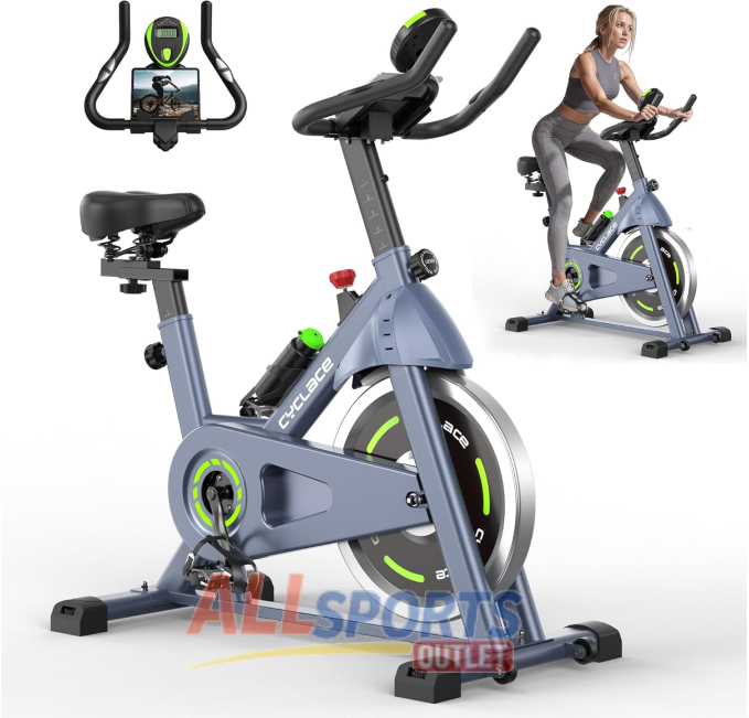 Cyclace Exercise Bike Low Noise 300lbs Capacity All Sports Outlet