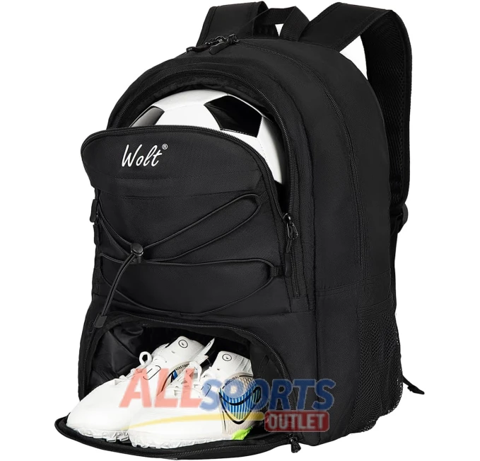 WOLT Youth Soccer Bag All Sports Outlet Includes Ball and Cleat Compartments
