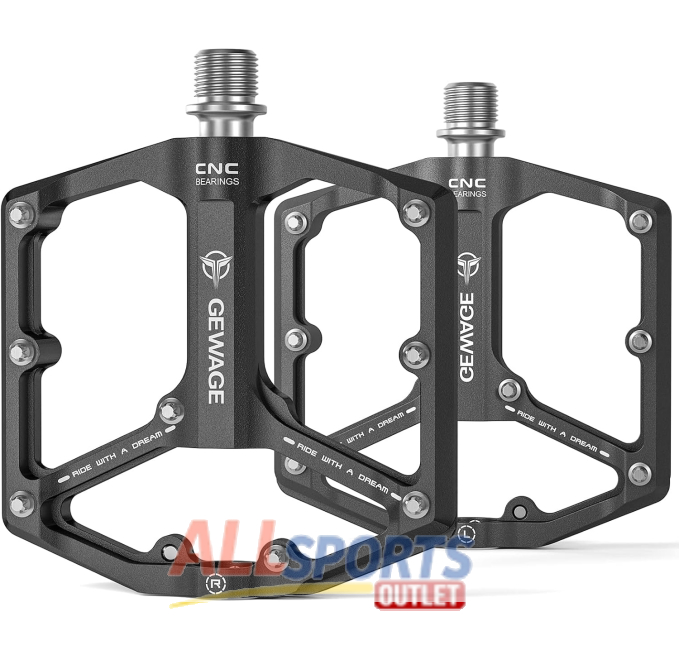 Road Mountain Bike Pedals with Anti-Skid Nails All Sports Outlet