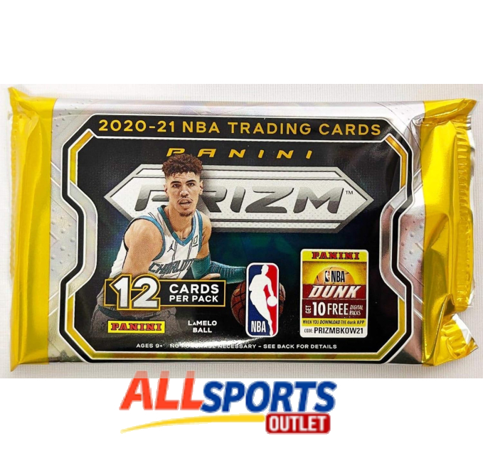 2020-21 Panini PRIZM Basketball Hobby Pack with Silver PRIZM All Sports Outlet
