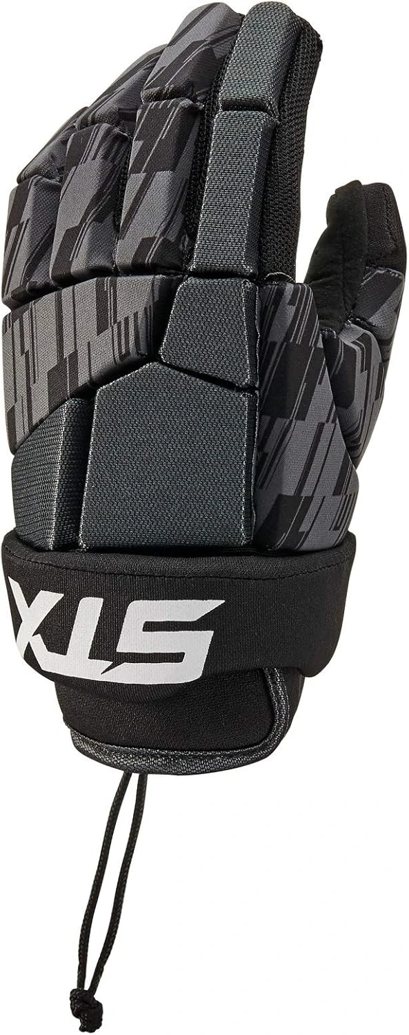 STX Lacrosse Stallion 75 Gloves Medium Black All Sports Outlet - Image 2