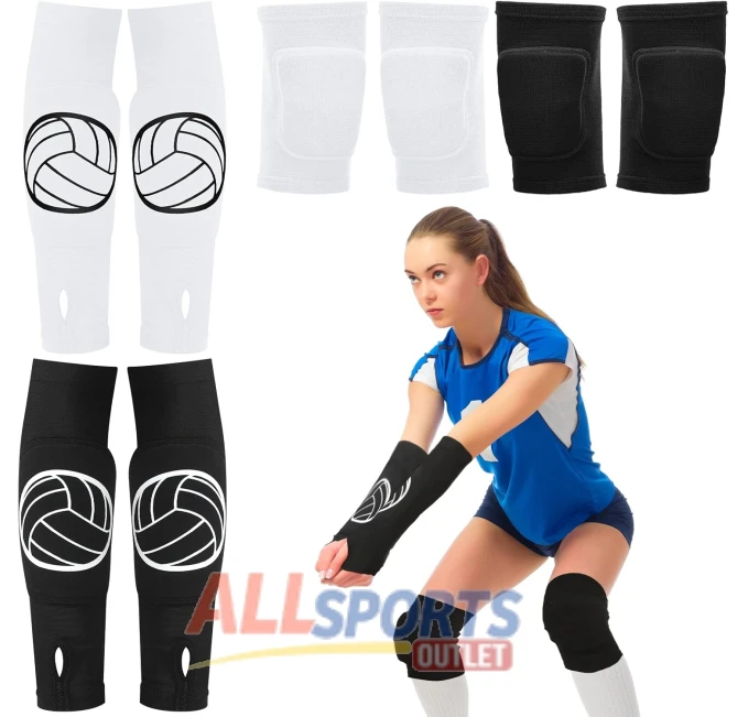 Sosation Volleyball Knee Pads Arm Sleeves Protection Guard by All Sports Outlet