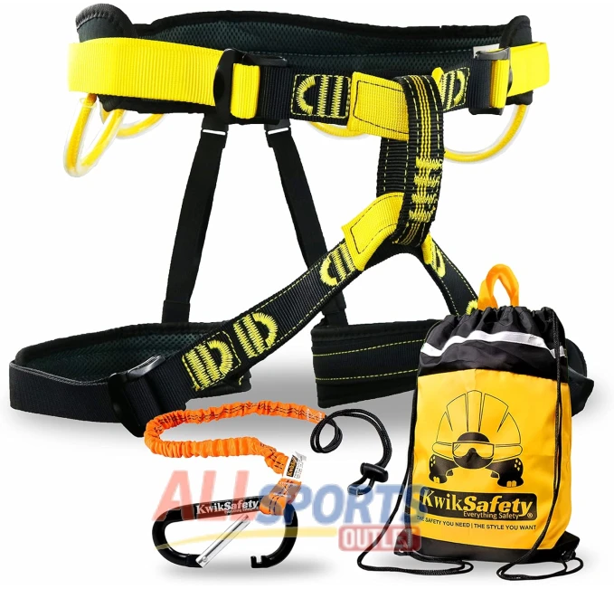 KwikSafety Mandrill Half Body Climbing Harness Lightweight Adjustable