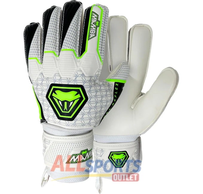 MAMBA Reflex Goalkeeper Gloves Youth Adult Quality Latex All Sports Outlet